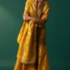 SP12568-223529_1_2cfe20eb-1703-4f2c-950a-d04d47769eba Mustard Solid Printed Silk Organza Straight Kurta, Culotte and Dupatta Set