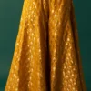 SP12568-223529_7_624e86a3-e8d7-4fe6-b175-20bab1ddf773 Mustard Solid Printed Silk Organza Straight Kurta, Culotte and Dupatta Set